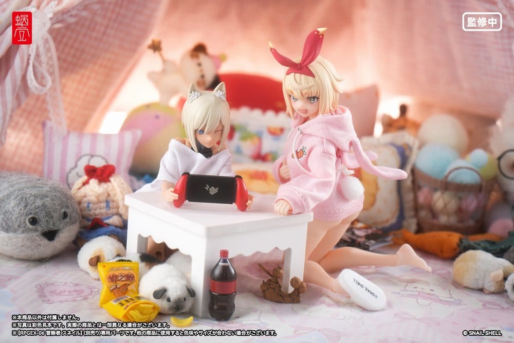 Original Character Accesorios para las Figuras 1/12 RPGEX-06 Adventurer Snail Foot Parts