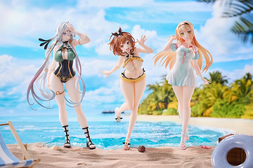 Atelier Ryza: Ever Darkness & the Secret Hideout PAck de 3 Estatuas PVC 1/7 Ryza, Klaudia, Lila: Swimsuit Ver. - Z POP Toys
