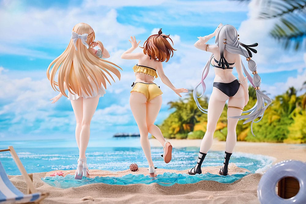 Atelier Ryza: Ever Darkness & the Secret Hideout PAck de 3 Estatuas PVC 1/7 Ryza, Klaudia, Lila: Swimsuit Ver. - Z POP Toys