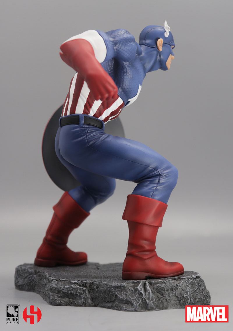 Marvel Comics Civil War Estatua 1/8 Captain America 22 cm