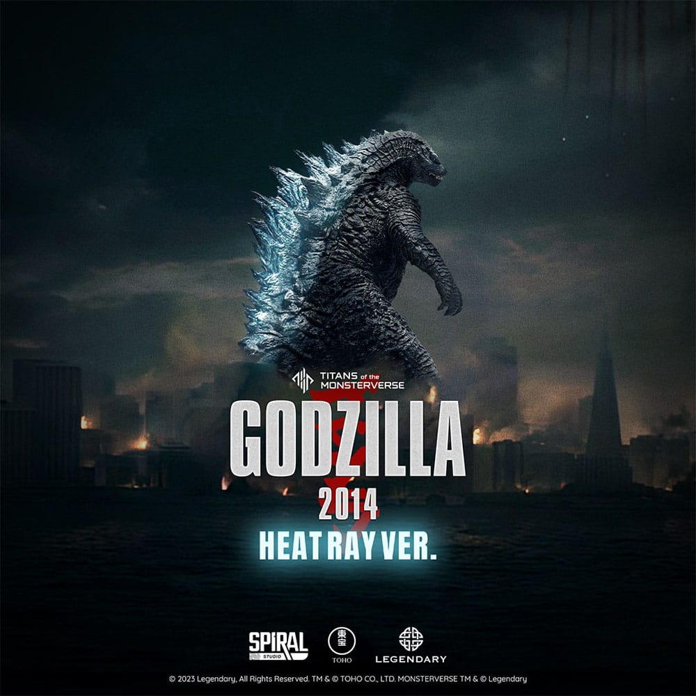 Godzilla 2014 Estatua PVC Titans of the Monsterverse Godzilla (Heat Ray Version) 44 cm - Z POP Toys