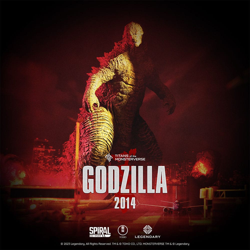 Godzilla 2014 Estatua PVC Titans of the Monsterverse Godzilla (Standard Version) 44 cm - Z POP Toys