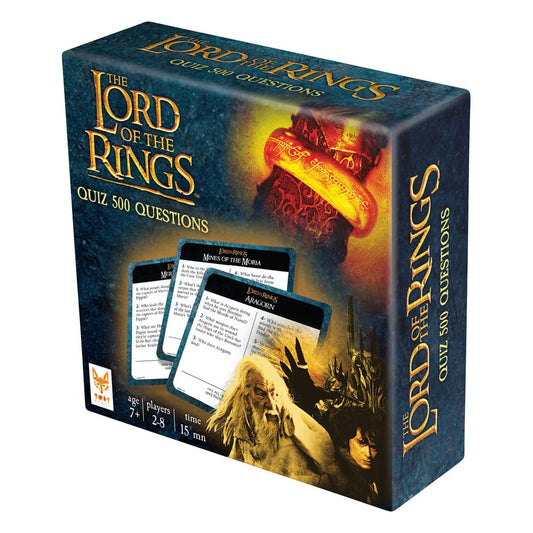 El Señor de los Anillos Juego de Cartas Quiz 500 Questions *Edición Inglés*