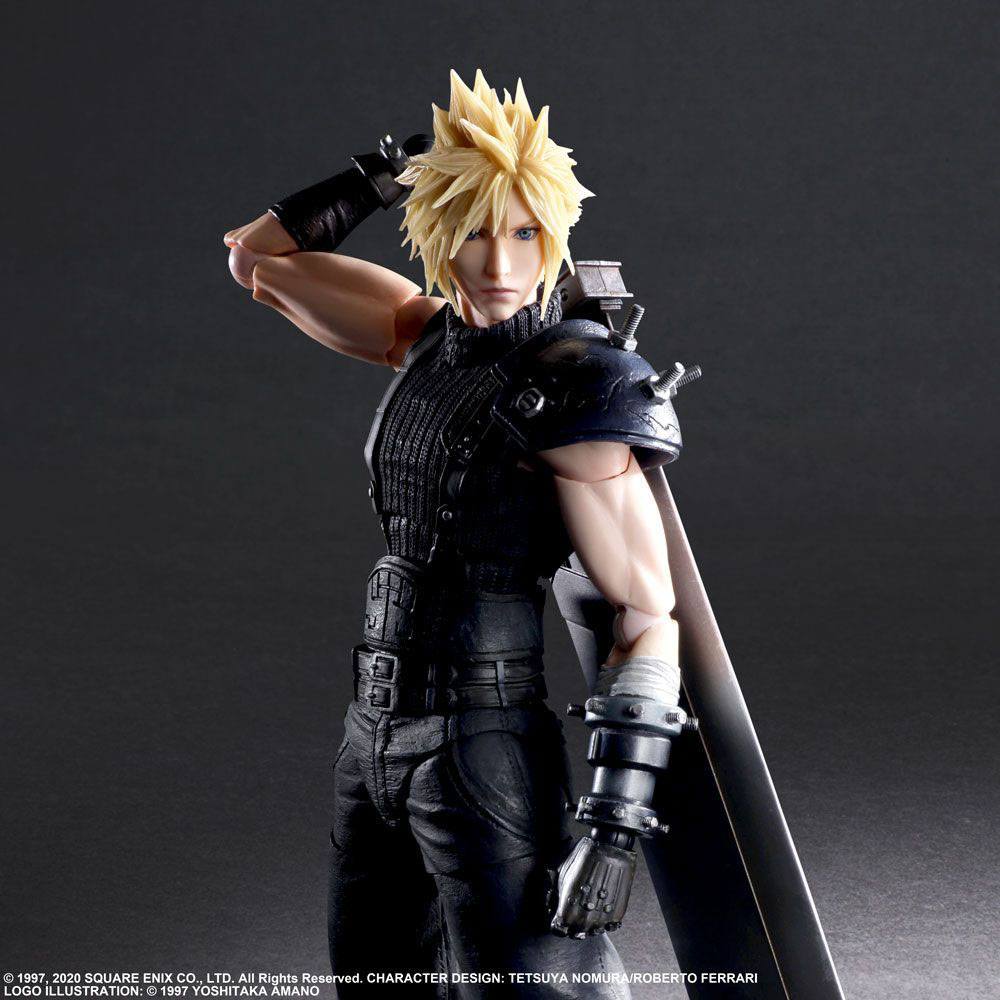 Final Fantasy VII Remake Play Arts Kai Figura Cloud Strife Ver. 2 27 cm