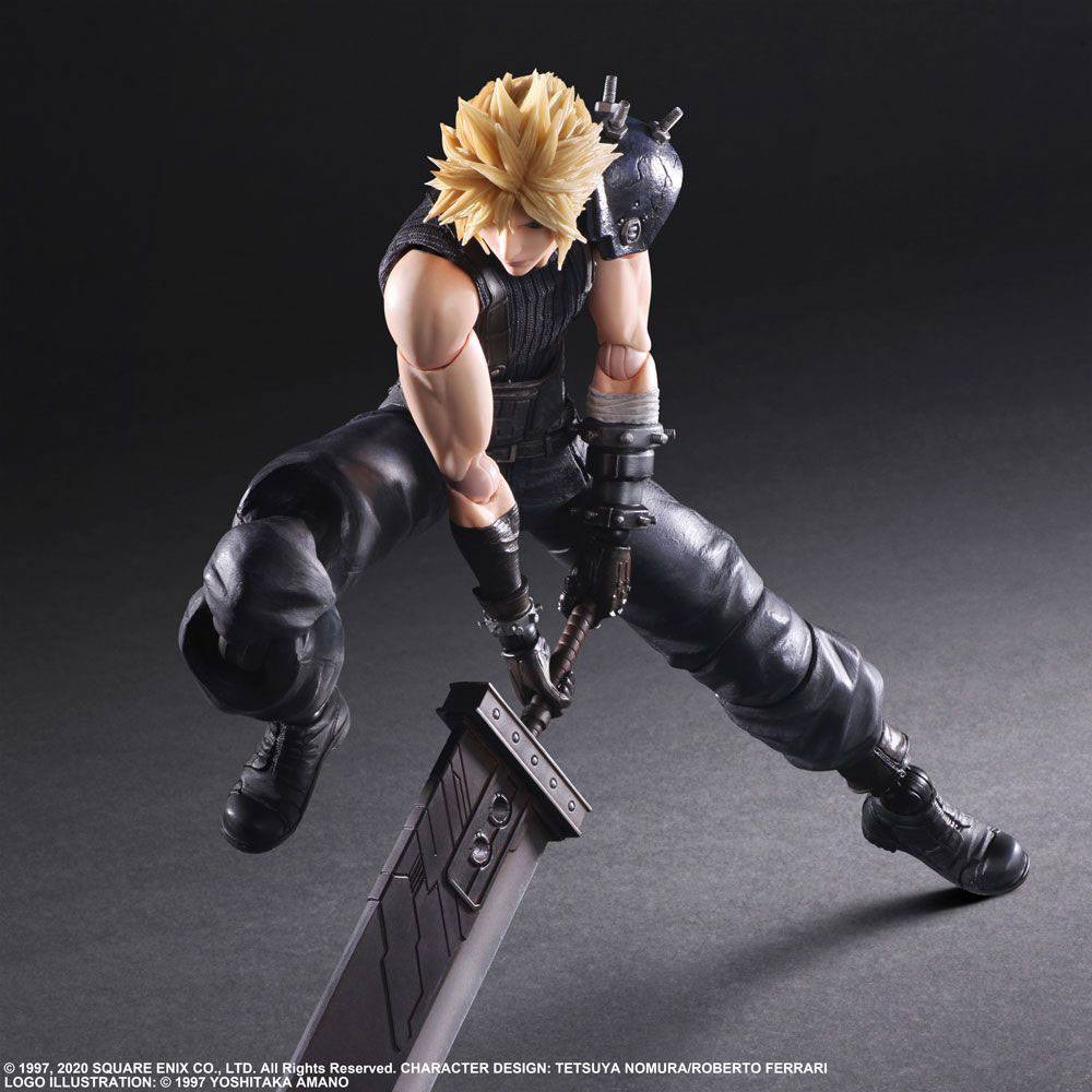 Final Fantasy VII Remake Play Arts Kai Figura Cloud Strife Ver. 2 27 cm