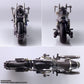 Final Fantasy VII Bring Arts Figura y vehículo Cloud Strife & Hardy-Daytona 15 cm