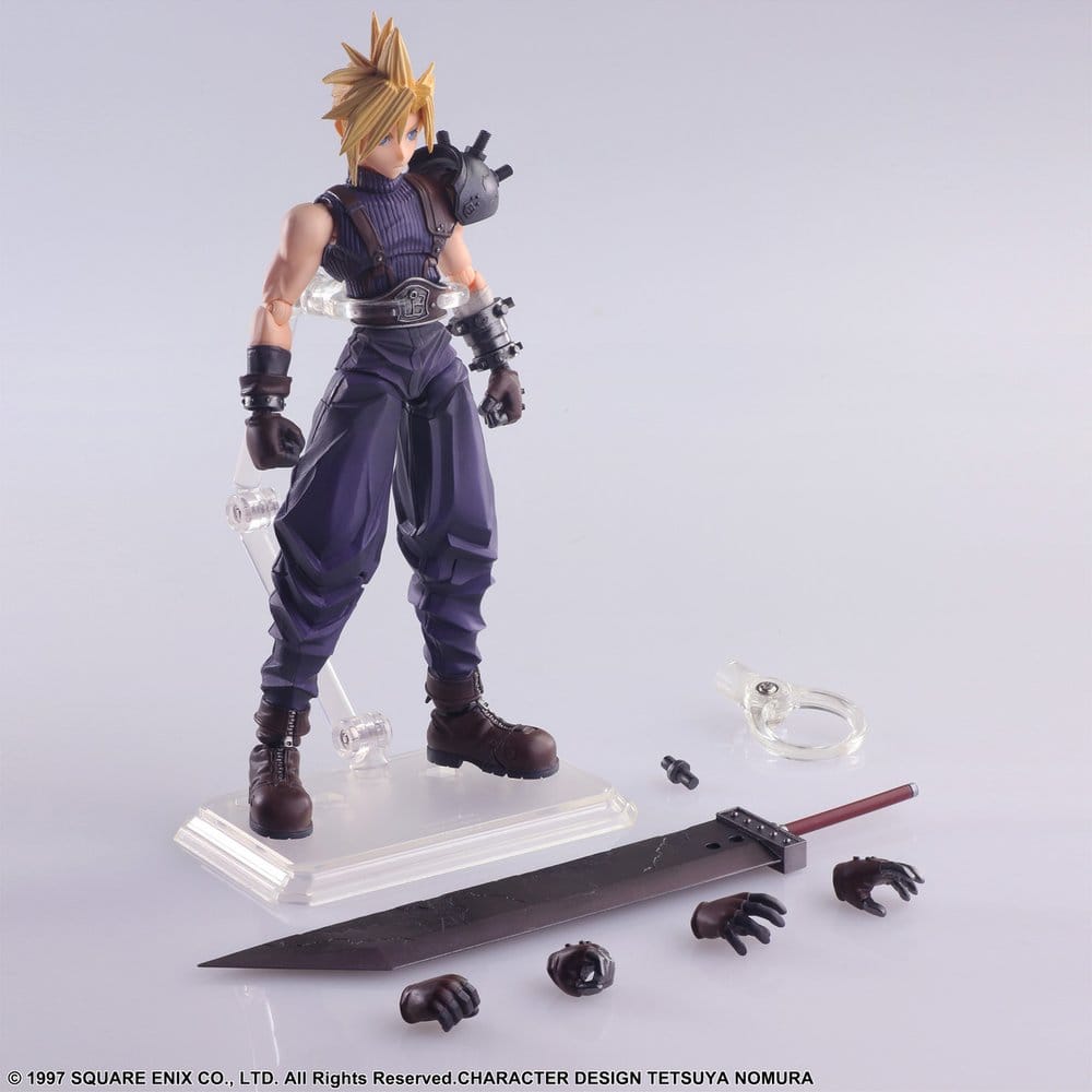 Final Fantasy VII Figura Nendoroid Doll Bring Arts Cloud Strife Digital Plus Edition 15 cm
