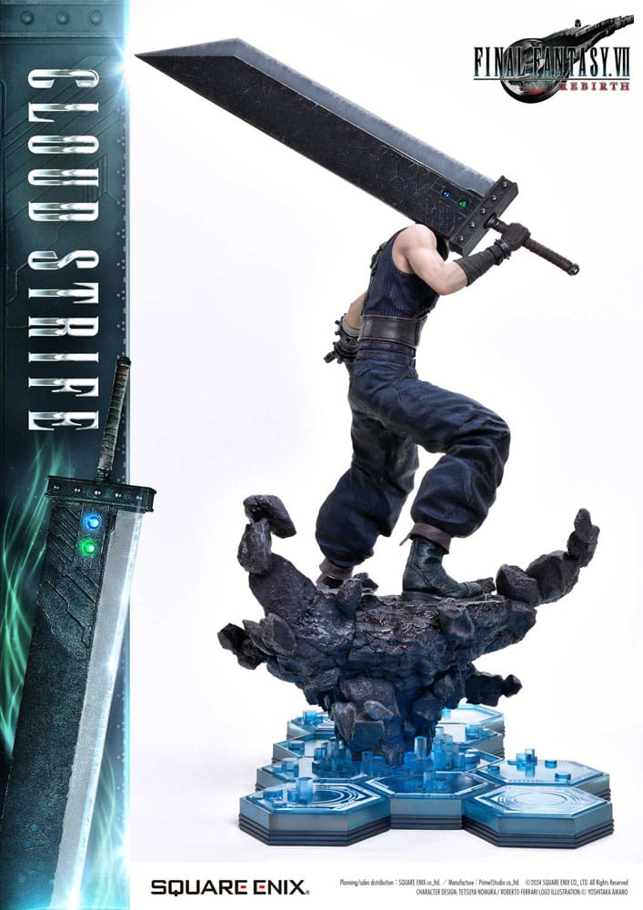 Final Fantasy VII Rebirth Estatua 1/4 Cloud Strife 68 cm