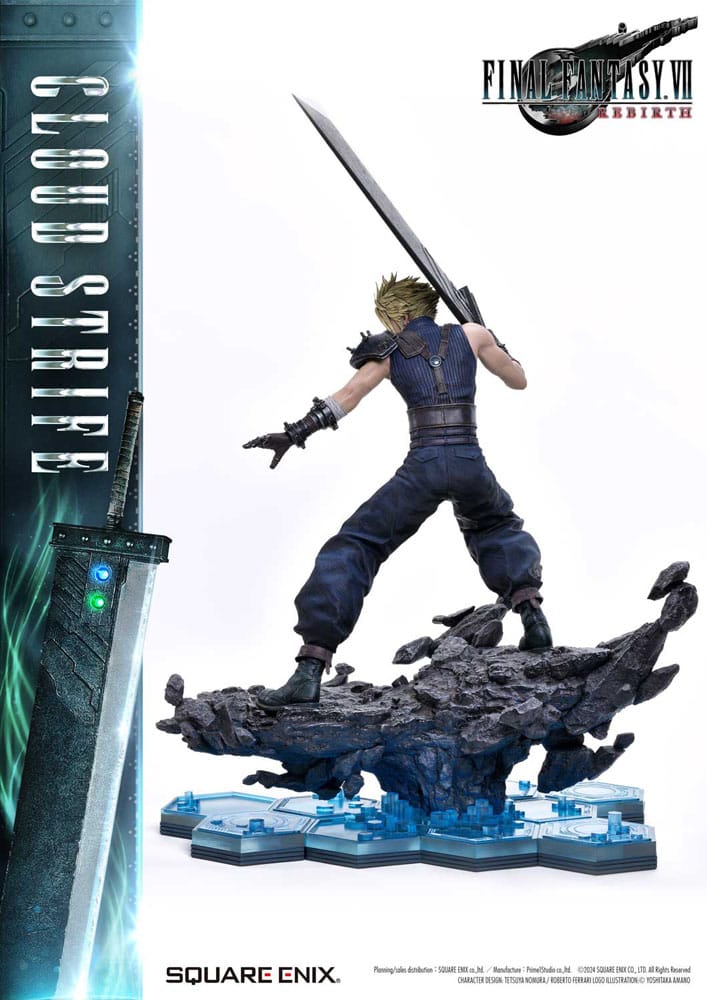 Final Fantasy VII Rebirth Estatua 1/4 Cloud Strife 68 cm