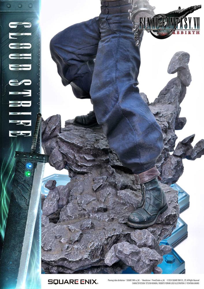 Final Fantasy VII Rebirth Estatua 1/4 Cloud Strife 68 cm