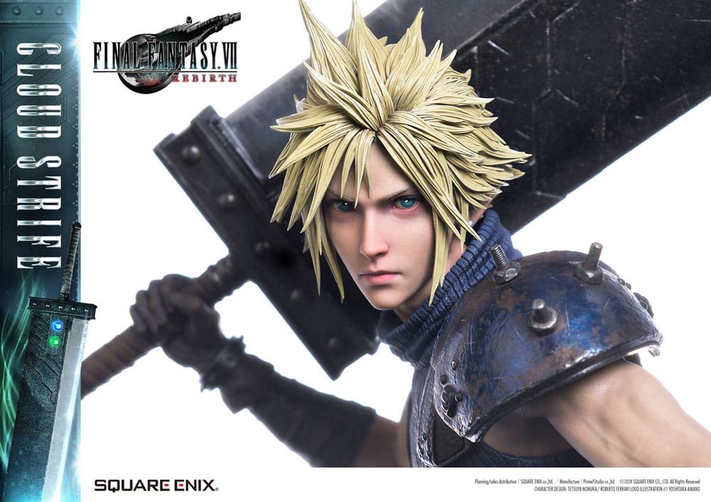 Final Fantasy VII Rebirth Estatua 1/4 Cloud Strife 68 cm