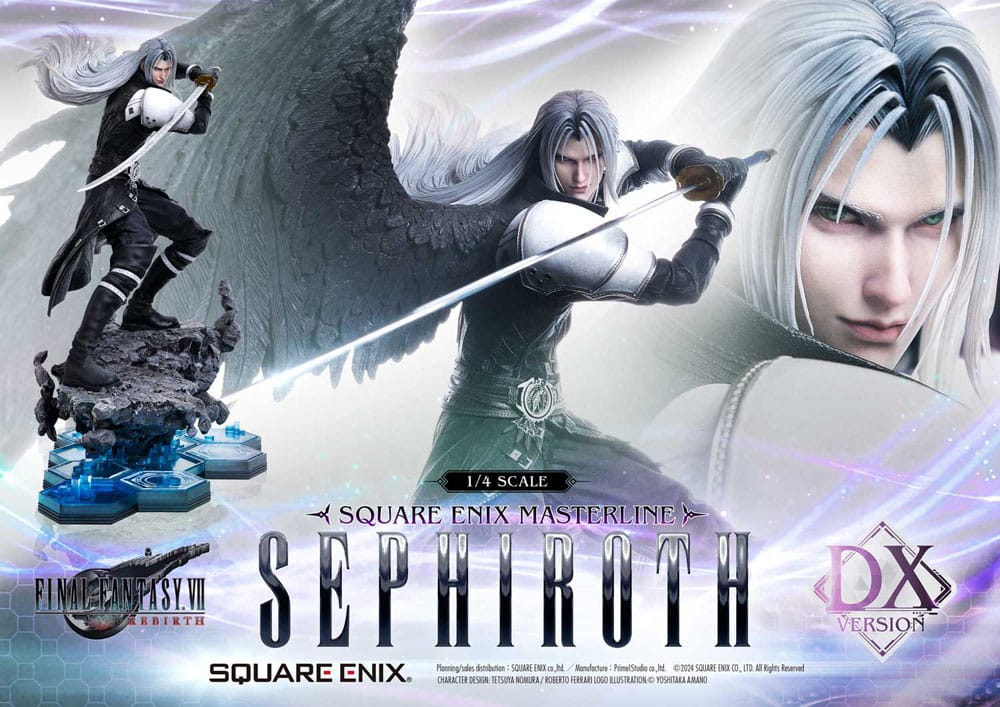 Final Fantasy VII Rebirth Estatua 1/4 Sephiroth Deluxe Ver. 69 cm