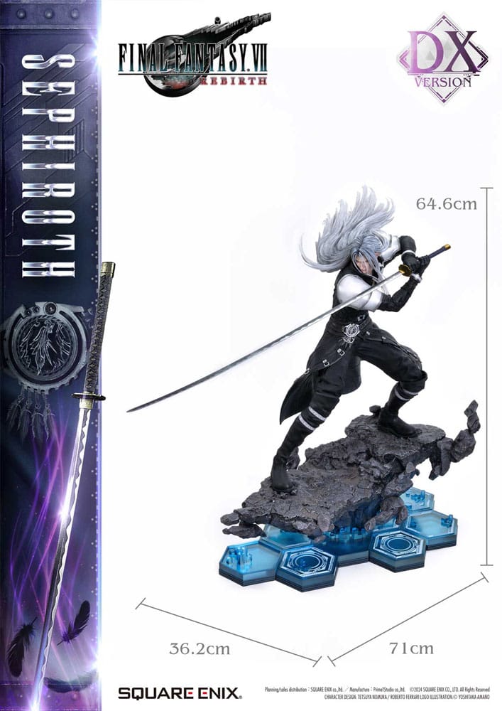 Final Fantasy VII Rebirth Estatua 1/4 Sephiroth Deluxe Ver. 69 cm