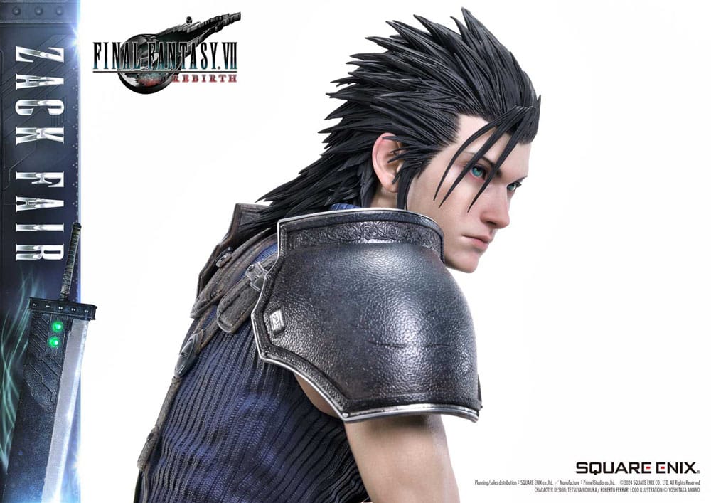 Final Fantasy VII Rebirth Estatua 1/4 Zack Fair 57 cm