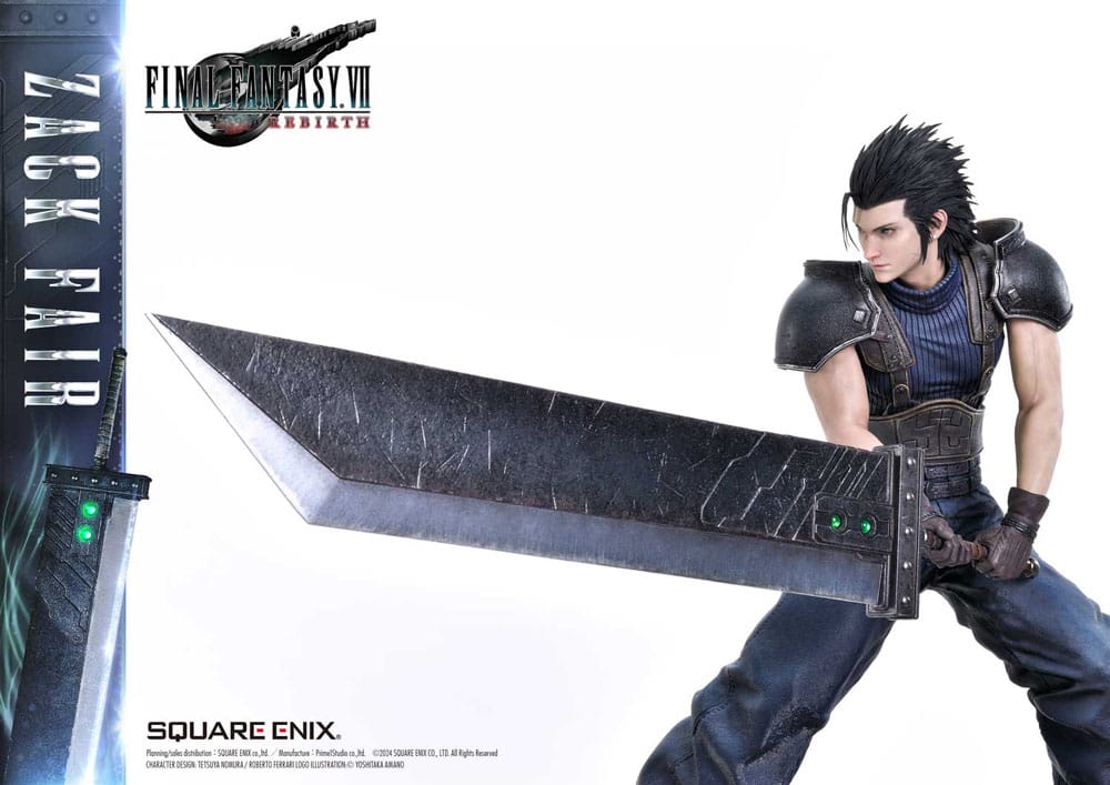 Final Fantasy VII Rebirth Estatua 1/4 Zack Fair 57 cm