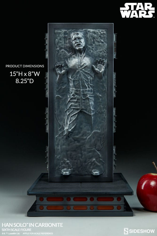 Star Wars Figura 1/6 Han Solo en Carbonita 38 cm
