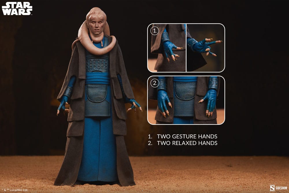 Star Wars: Episodio VI - El retorno del Jedi 1/6 Bib Fortuna 32 cm - Z POP Toys