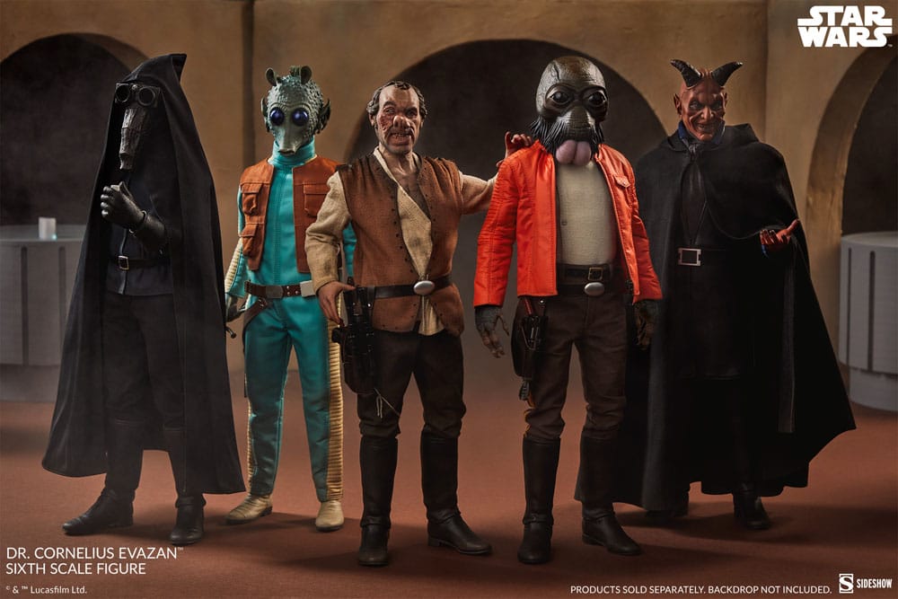 Star Wars Episode IV Figura Scum & Villainy 1/6 Doctor Cornelius Evazan 30 cm