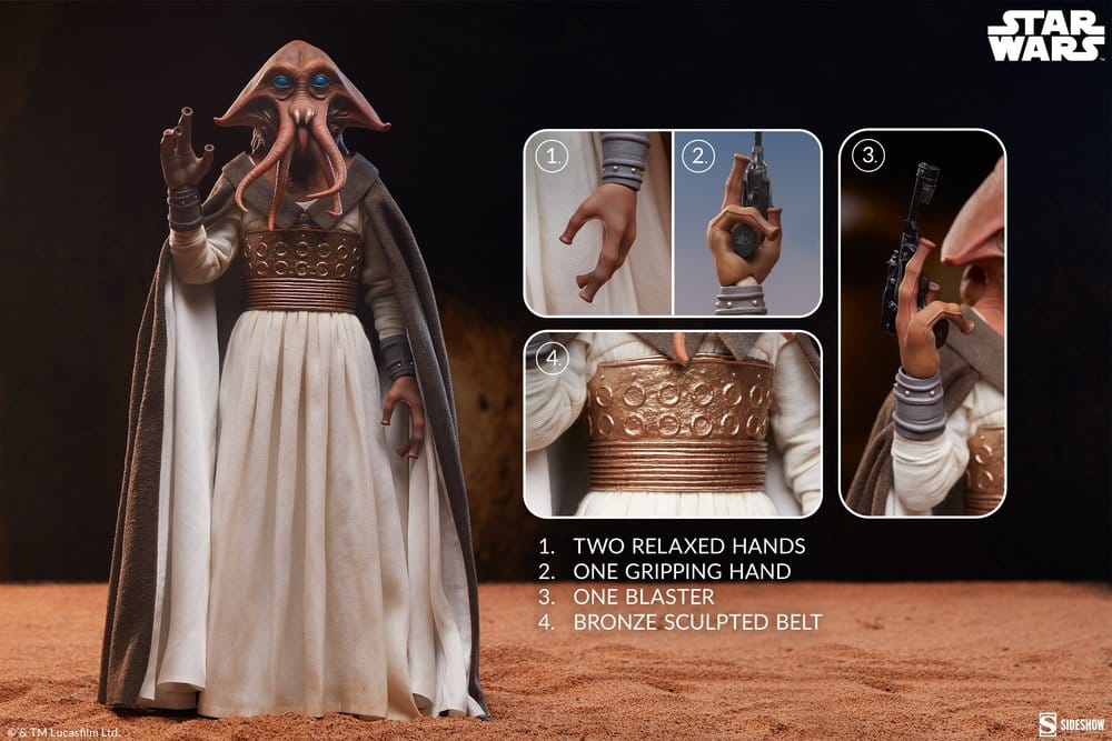 Star Wars Figura 1/6 Tessek 32 cm
