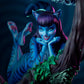 Fairytale Fantasies Collection Estatua Lady Cheshire Cat 63 cm