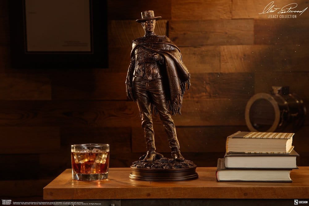 El Bueno, el Feo y el Malo Estatua The Man with No Name (Faux Bronze) 39 cm