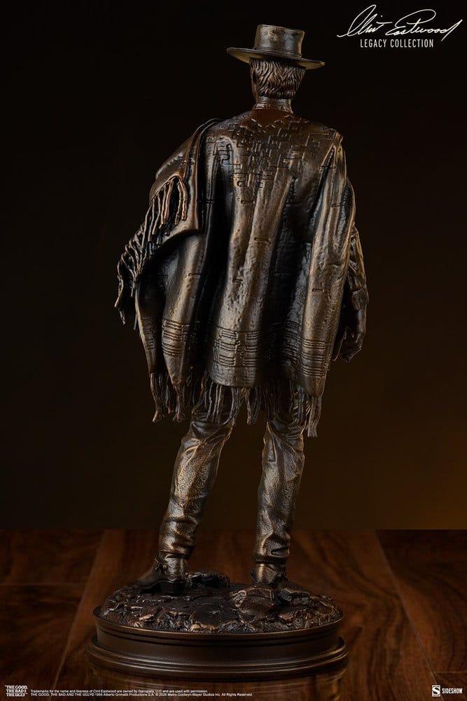 El Bueno, el Feo y el Malo Estatua The Man with No Name (Faux Bronze) 39 cm