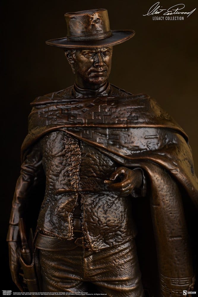 El Bueno, el Feo y el Malo Estatua The Man with No Name (Faux Bronze) 39 cm