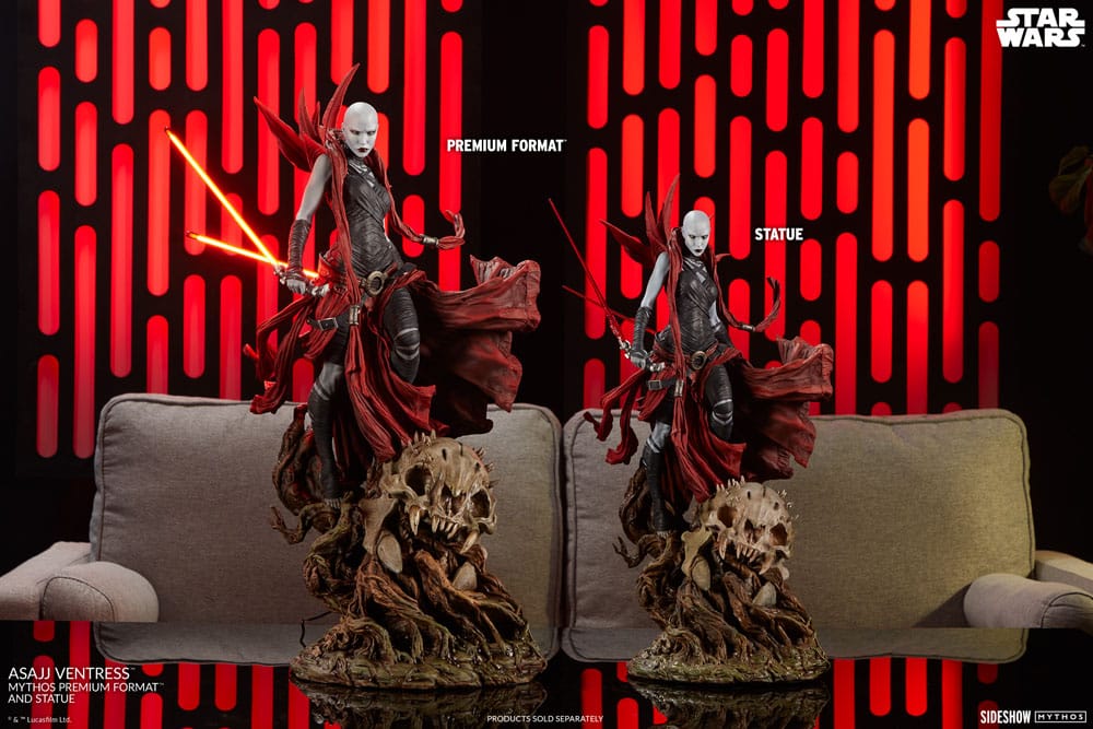 Star Wars Estatua Premium Format Asajj Ventress 69 cm