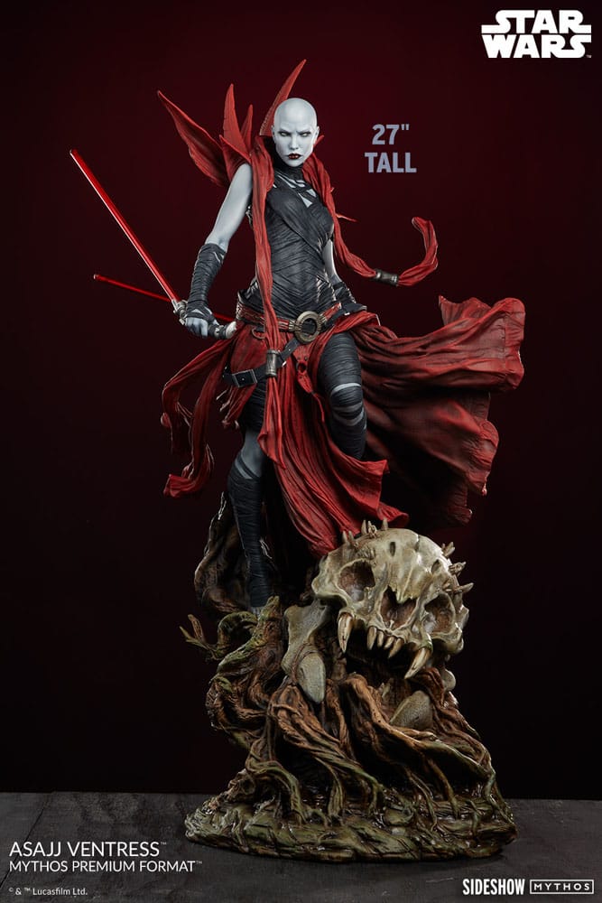 Star Wars Estatua Premium Format Asajj Ventress 69 cm