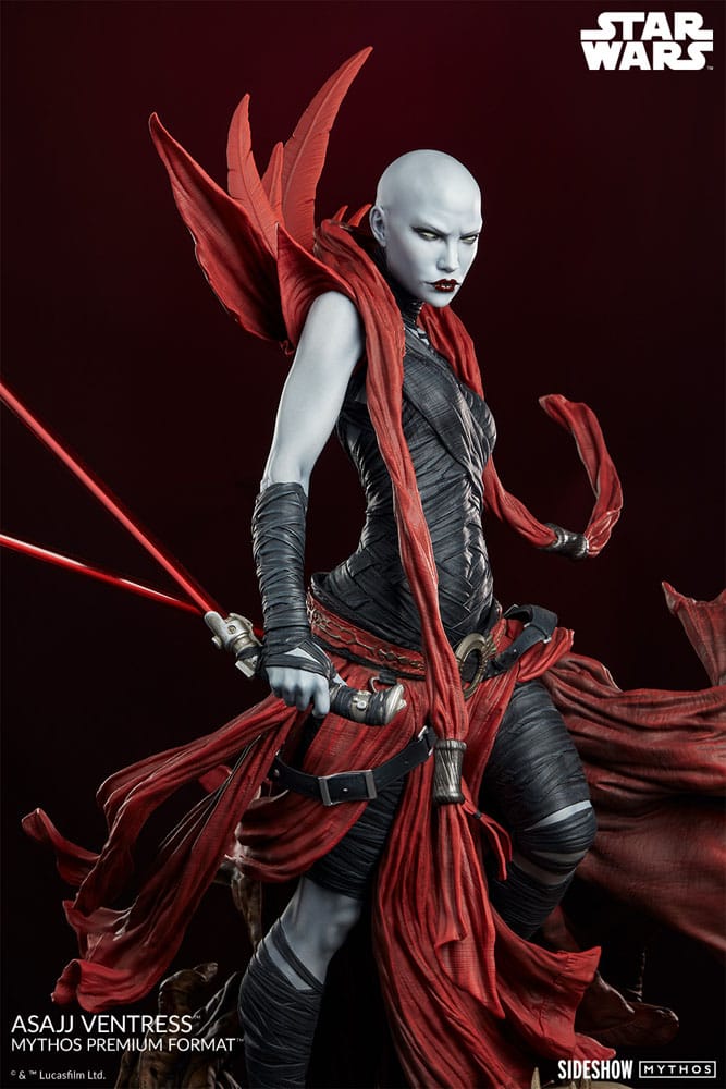 Star Wars Estatua Premium Format Asajj Ventress 69 cm