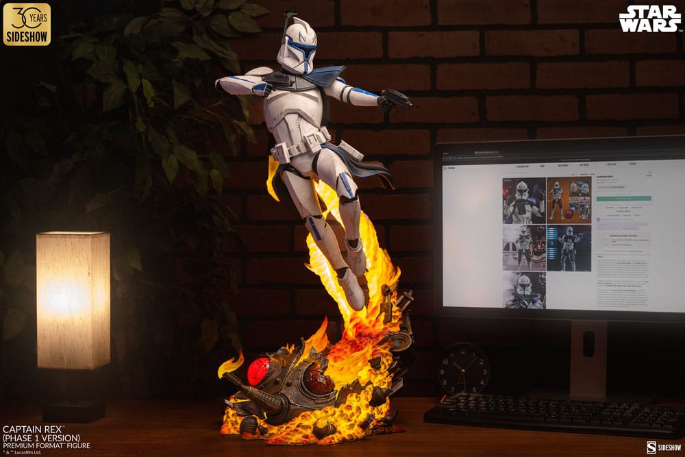 Star Wars Estatua Premium Format Captain Rex (Phase 1 Version) Sideshow Exclusive 68 cm - Z POP Toys