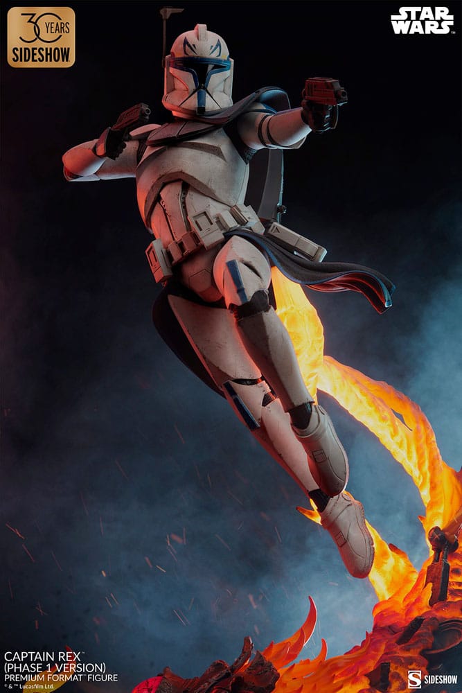 Star Wars Estatua Premium Format Captain Rex (Phase 1 Version) Sideshow Exclusive 68 cm - Z POP Toys