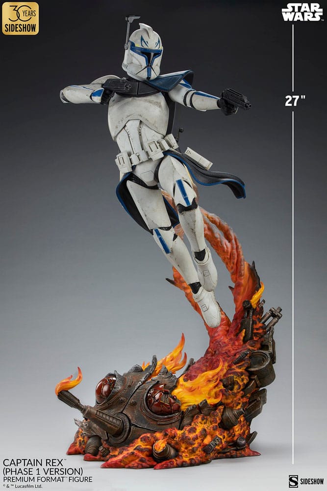 Star Wars Estatua Premium Format Captain Rex (Phase 1 Version) Sideshow Exclusive 68 cm - Z POP Toys