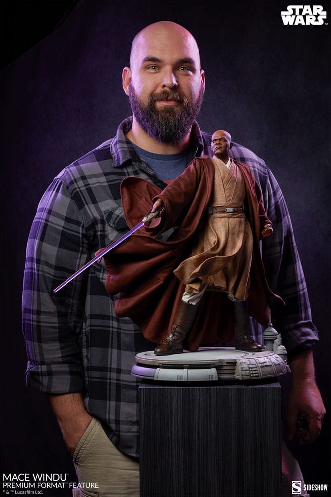 Star Wars Episode III Estatua Premium Format Mace Windu 53 cm - Z POP Toys