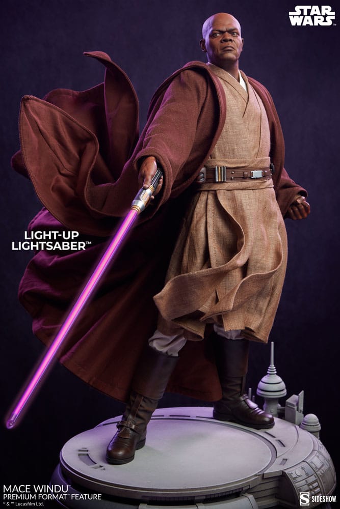 Star Wars Episode III Estatua Premium Format Mace Windu 53 cm - Z POP Toys