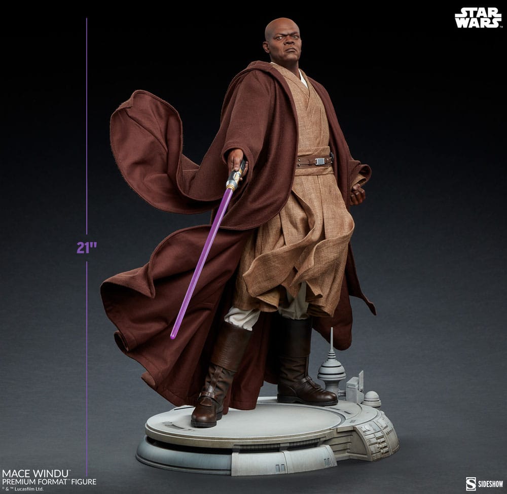 Star Wars Episode III Estatua Premium Format Mace Windu 53 cm - Z POP Toys
