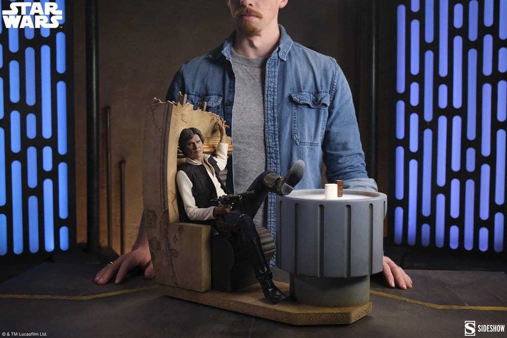 Star Wars Episode IV Mixed Media Estatua Premium Format Han Solo: Sorry About the Mess 32 cm