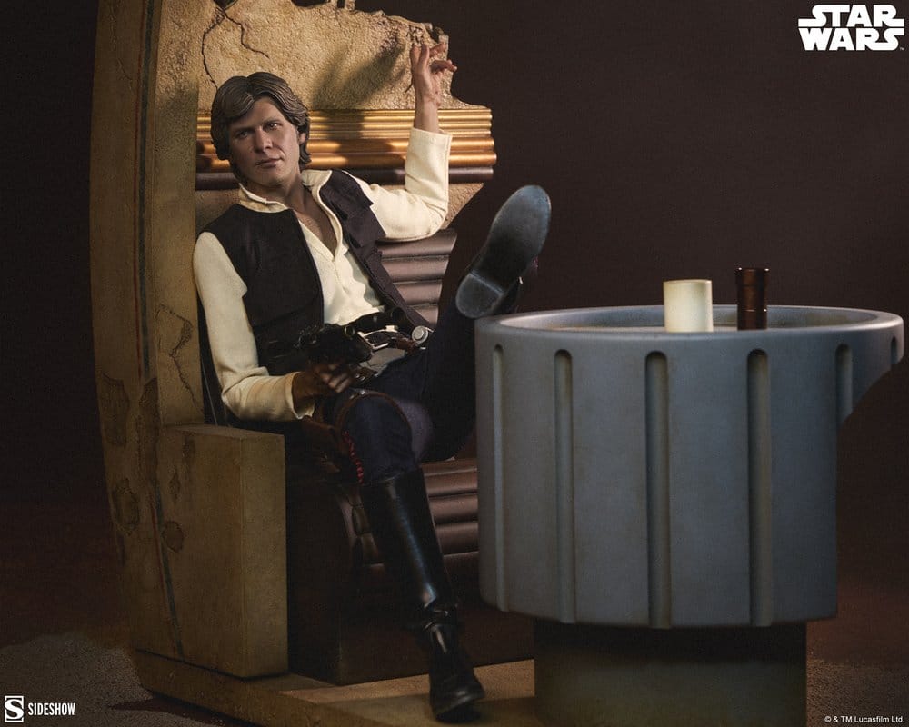 Star Wars Episode IV Mixed Media Estatua Premium Format Han Solo: Sorry About the Mess 32 cm