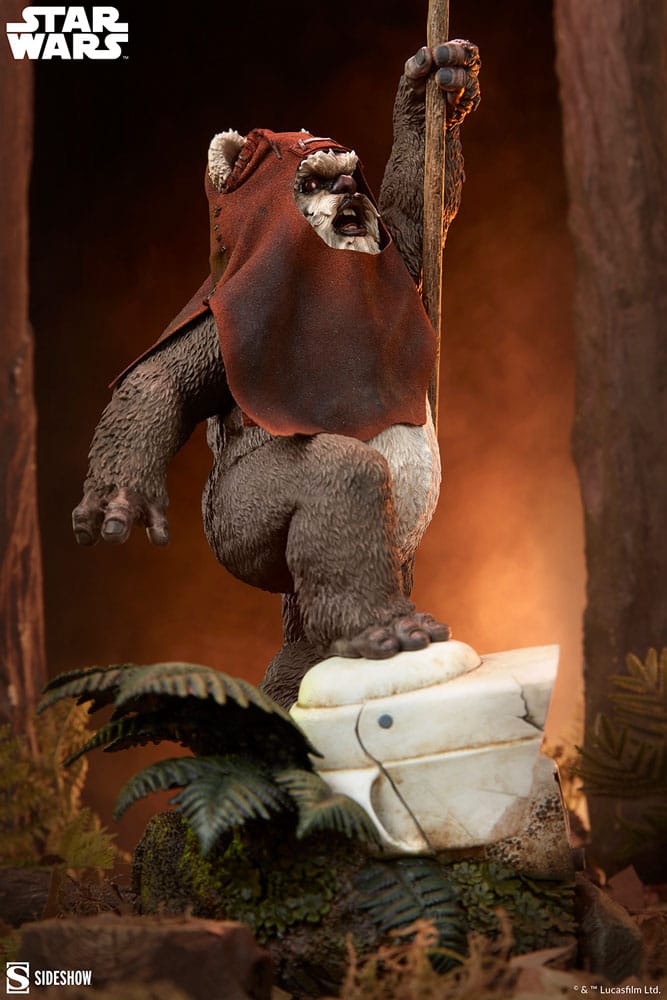 Star Wars: Episodio VI - El retorno del Jedi Estatua Premium Format Wicket 46 cm - Z POP Toys
