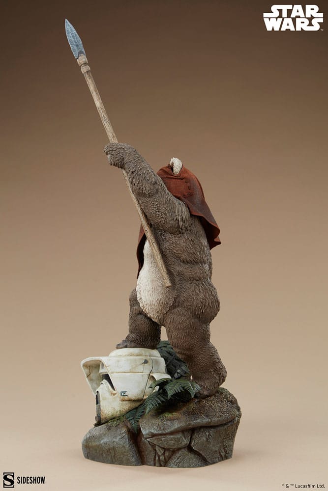 Star Wars: Episodio VI - El retorno del Jedi Estatua Premium Format Wicket 46 cm - Z POP Toys