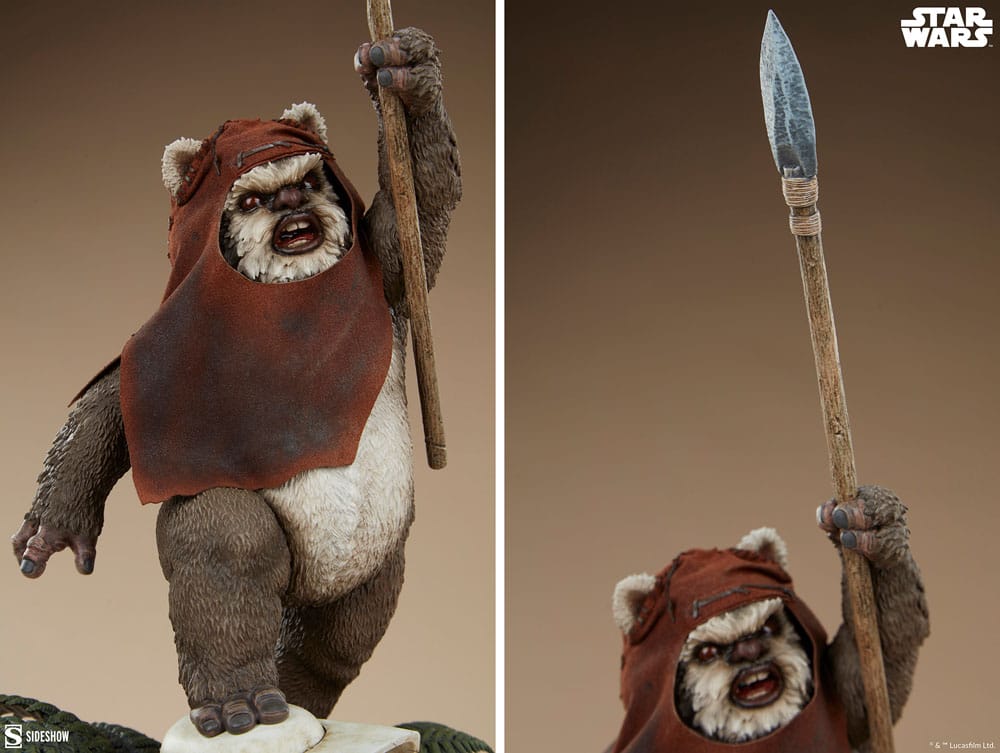Star Wars: Episodio VI - El retorno del Jedi Estatua Premium Format Wicket 46 cm - Z POP Toys