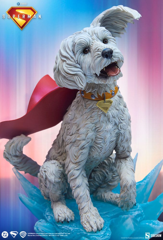 Superman (2025) Estatua Premium Format Krypto 23 cm
