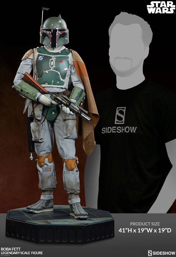 Star Wars Estatua Legendary Scale 1/2 Boba Fett 104 cm - Z POP Toys