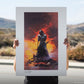 Frank Frazetta Litografia Death Dealer III (Revised) Rainbow Lava Holofoil 41 x 61 cm - sin marco