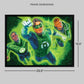 DC Comics Litografia Green Lantern 61 x 41 cm - sin marco