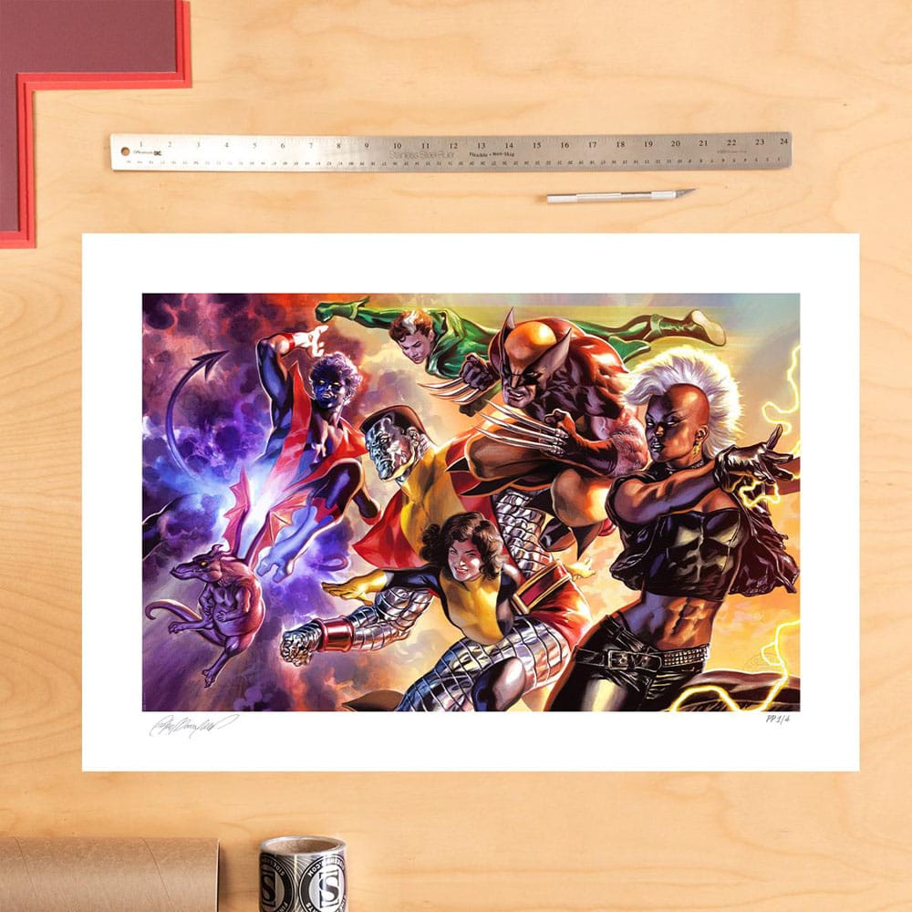 Marvel X-Men Litografia The X-Men by Felipe Massafera 46 x 66 cm - sin marco - Z POP Toys