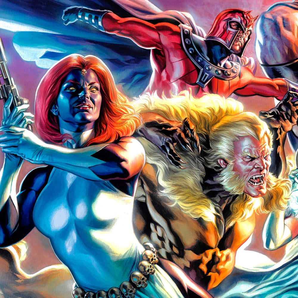 Marvel X-Men Litografia The Brotherhood of Mutants by Felipe Massafera 46 x 66 cm - sin marco