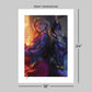 DC Comics Litografia Supergirl & Batgirl 61 x 46 cm - sin marco