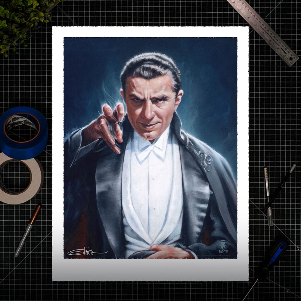 Dracula Litografia Count Dracula by Olivia De Berardinis 56 x 43 cm - sin marco