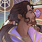 Critical Role Litografia Matthew Mercer: 10th Anniversary Art Nouveau Illustrations 46 x 28 cm- sin marco